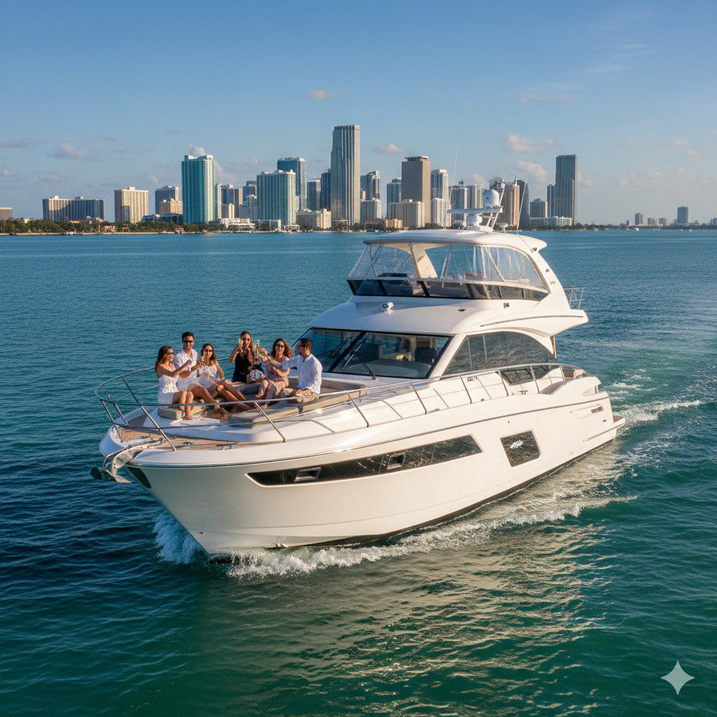 Vista del océano desde el yate